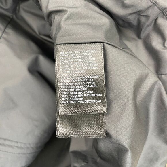 The North Face Vest Womens Medium Black Puffer Outdoor Hiking Full Zip Dome - Picture 6 of 13